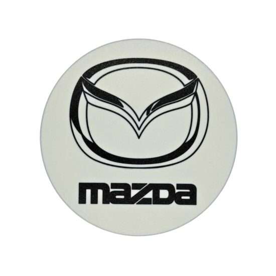 Runde Mazda LED-Licht mit Logo in schwarz weiss