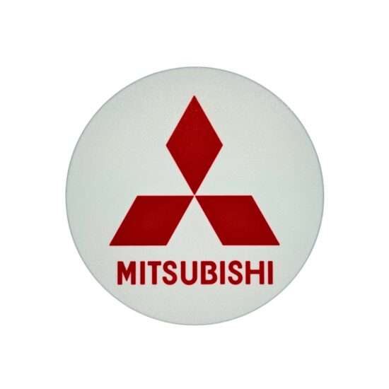 Runde Mitsubishi LED-Licht mit Logo in rot weiss