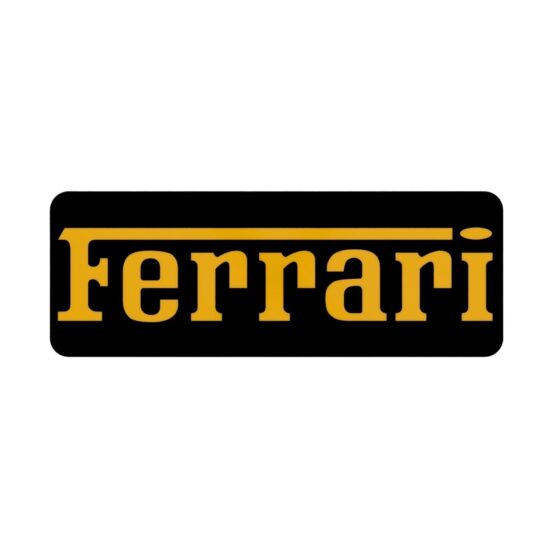 Ferrari Logo LED Leuchte eckig