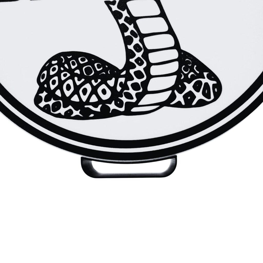 LED Leuchte Standfuß schwarz Detail